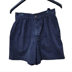Vintage GAP High Waist Blue Khaki Shorts Pleated 4R